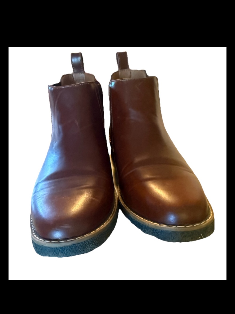 Deer Stags Mens Rockland Block Heel  Chelsea Boots Size 8.5M